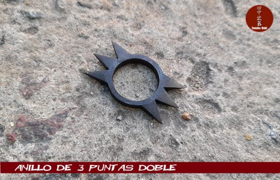 Kakute Anillo de 3 puntas doble